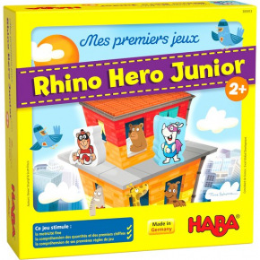 HABA - Jeu - Mes premiers jeux - Rhino Hero Junior