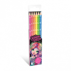 Nebulous Star - 11569 - Wooden Color Pencils 6-pack - Neon
