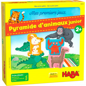 Haba - 306070 - Mes premiers jeux - Pyramide d’animaux junior