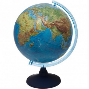 Globe 32 cm lumineux avec relief