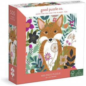 THE GOOD PUZZLE CO - GPC1606 - 500 pc Puzzle/Fox And Flowers